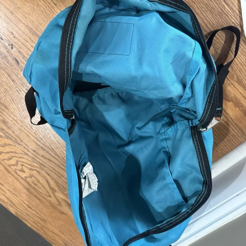 JanSport Backpack Teal blue Classic School Bag Retro Bookbag